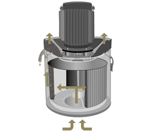 Aspirazione fumi Aspiratore